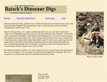 Tablet Screenshot of dailydinosaurdigs.com